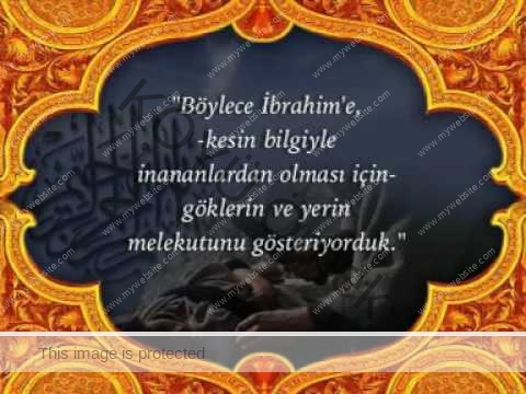 Hz. Ibrahim ve Sonrasi