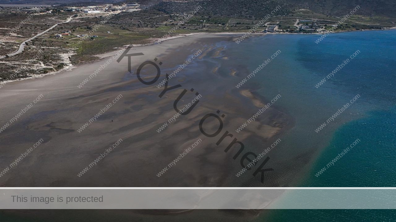 Didim ve Çeşme’de deniz yaklaşık 300 metre çekildi