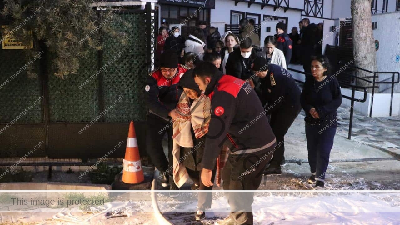 Denizli’de engelli bakım merkezinde yangın